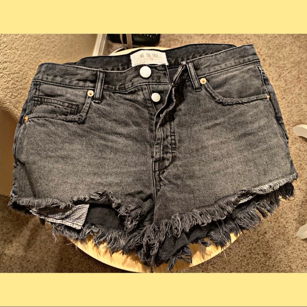 Distressed cut offs by We the Free (Free People)